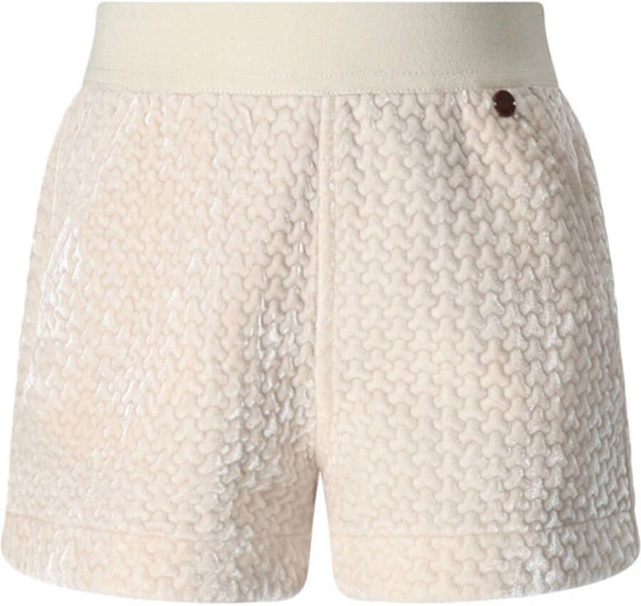 NONO Meisjes Broeken Shorty Velvet Short Creme - Foto 5