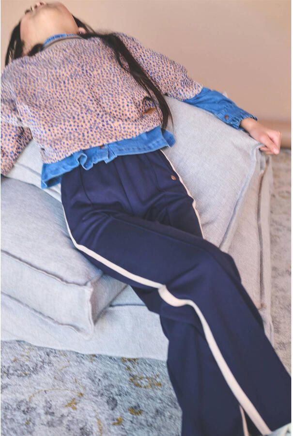 NONO regular fit casual broek donkerblauw - Foto 2