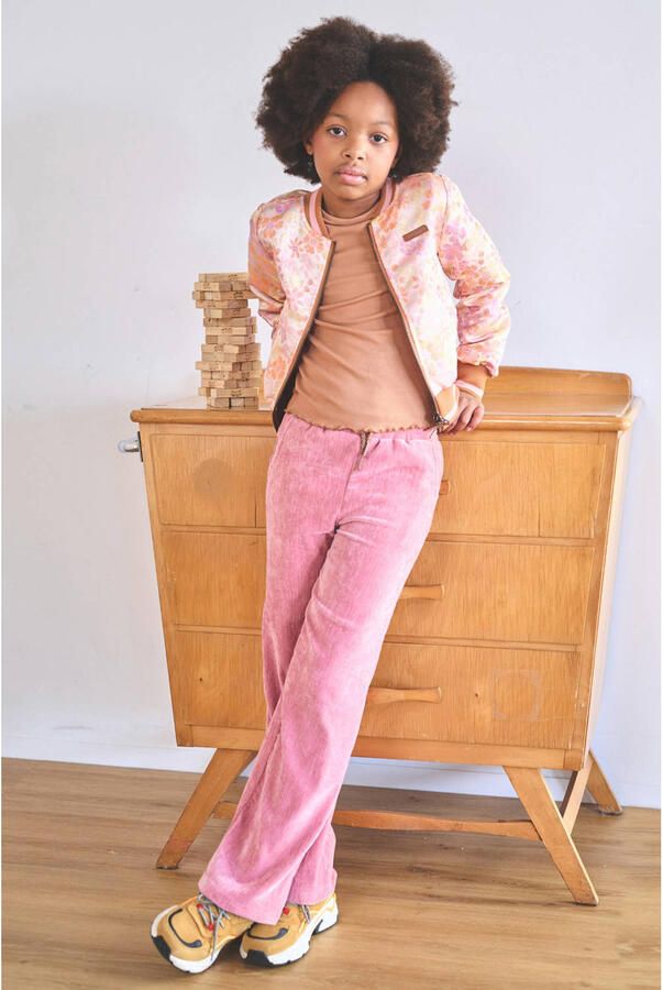 NONO regular fit casual broek roze - Foto 2