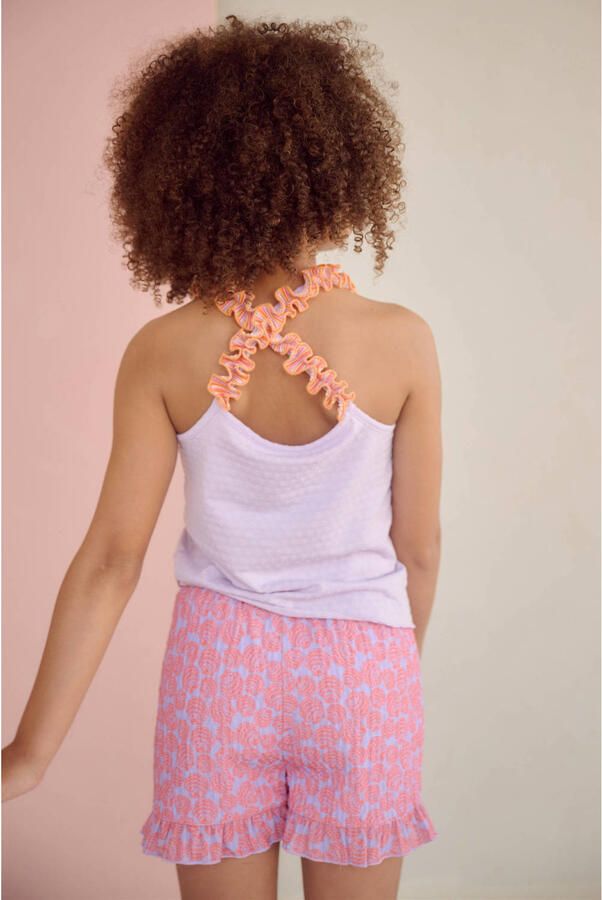 NONO regular waist casual short paars