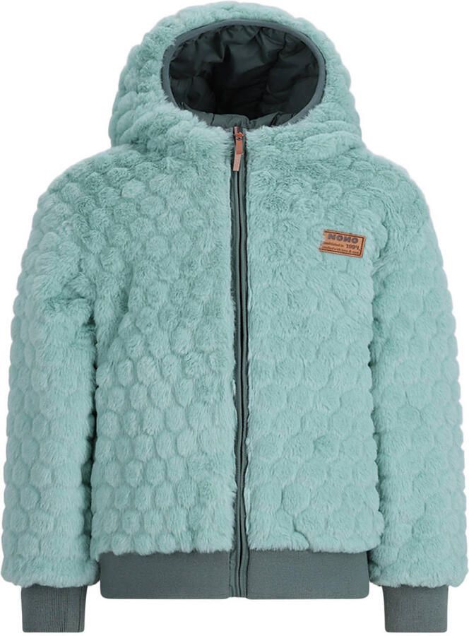 NONO reversible faux fur winterjas groen - Foto 2