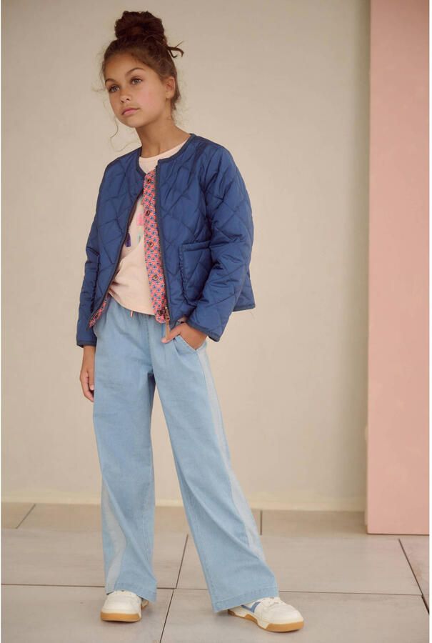 NONO reversible jas blauw