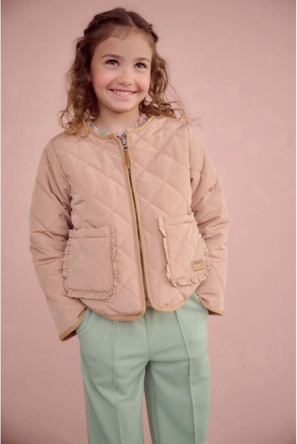 NONO Meisjes Jassen Diaz Reversible Stepped Jacket Camel - Foto 3
