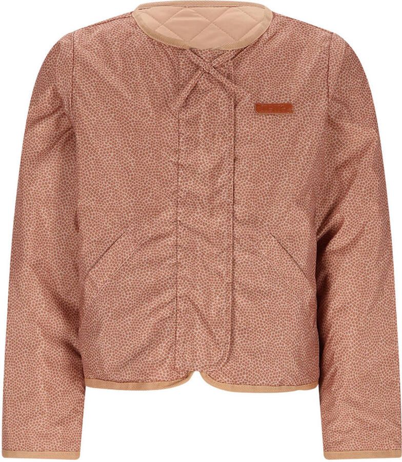 NONO Meisjes Jassen Diaz Reversible Stepped Jacket Camel - Foto 4