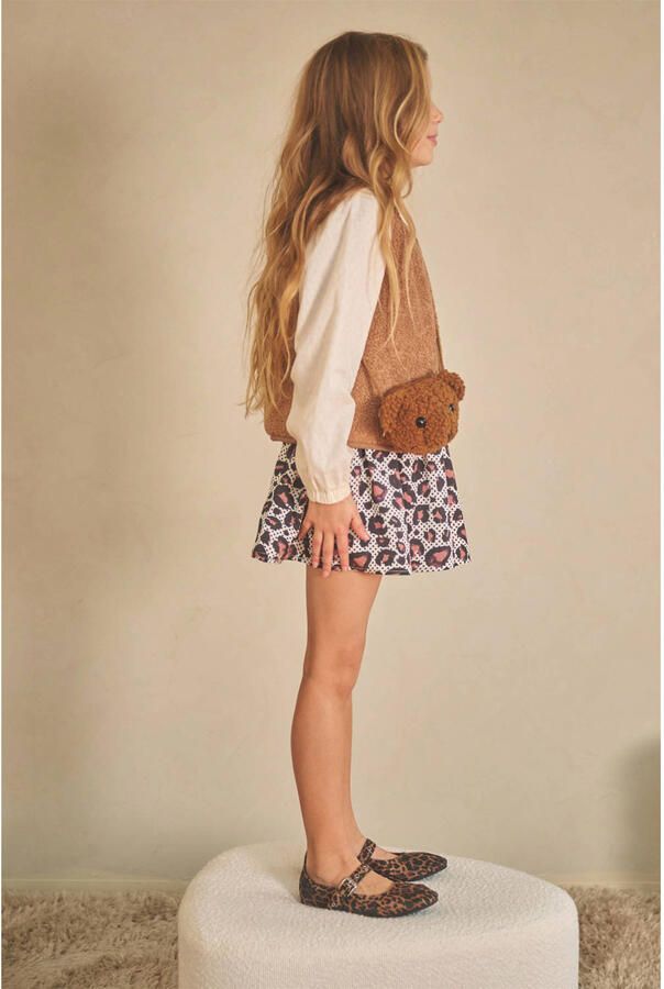 NONO Meisjes Truien & Vesten Katya Reversible Gilet Camel - Foto 5