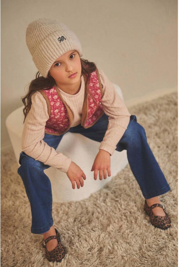 NONO Meisjes Truien & Vesten Katya Reversible Gilet Camel - Foto 4