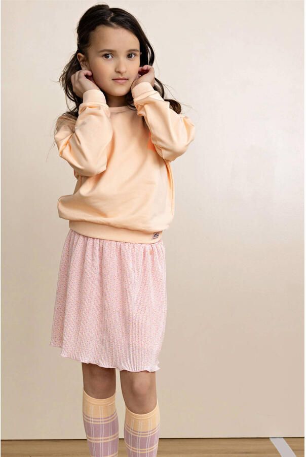 NONO Meisjes Truien & Vesten Kamis Sweater Puff Print Perzik - Foto 4