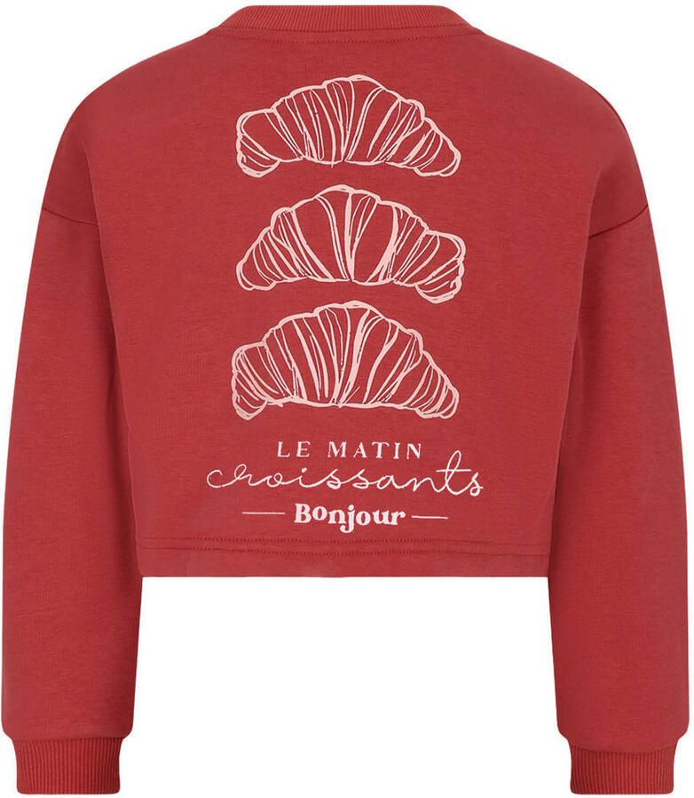 NONO sweater met print rood - Foto 2