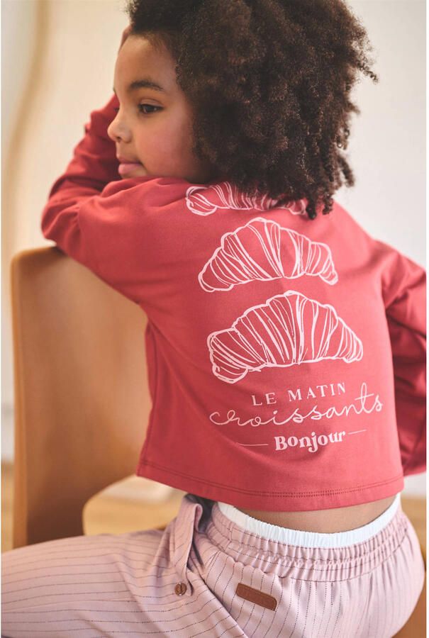 NONO sweater met print rood - Foto 3