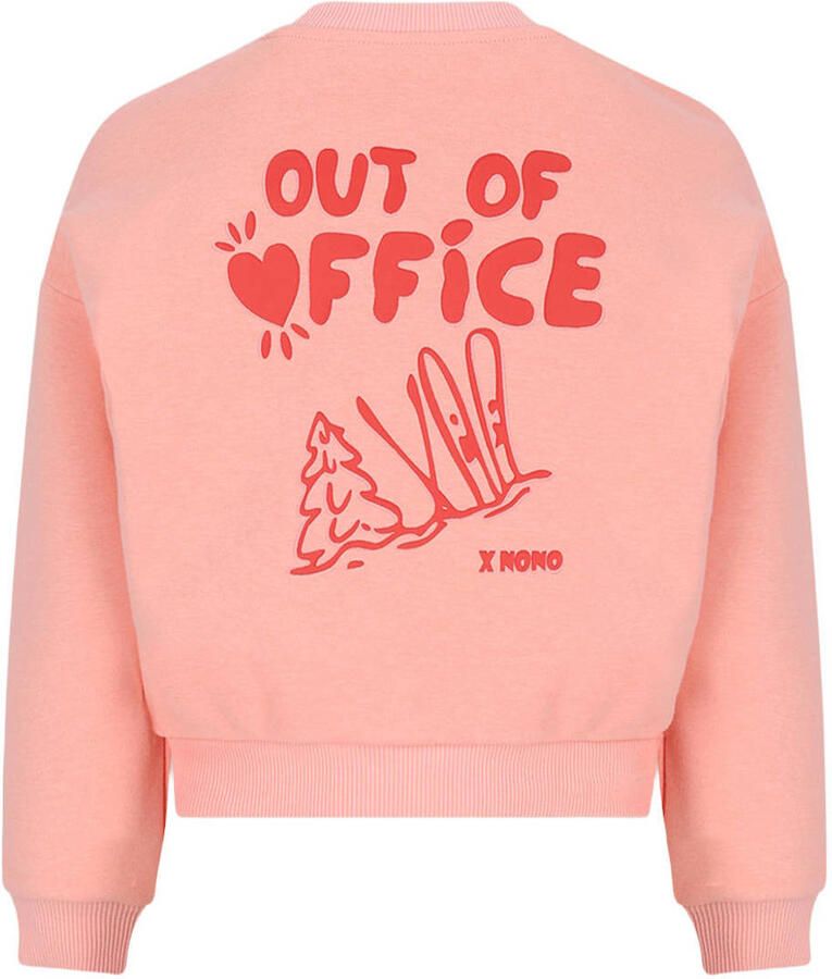 NONO sweater met print roze Printopdruk - Foto 2