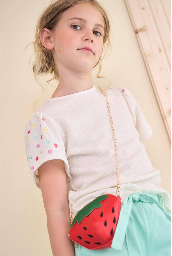 NONO Meisjes Tops & T-shirts Kaby Structured Top Beige - Foto 4