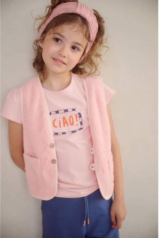 NONO T-shirt lichtroze