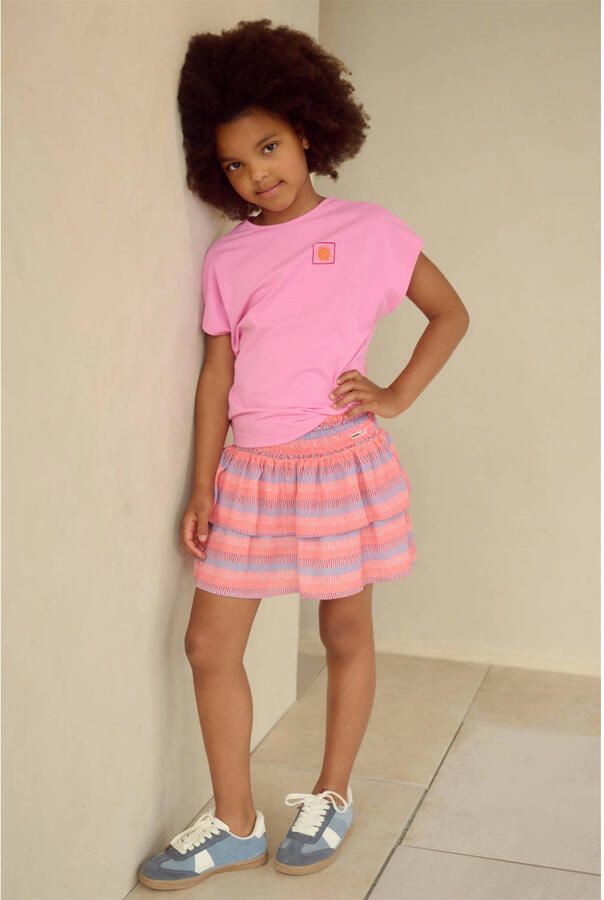 NONO Meisjes Tops & T-shirts Kate Tshirt With Big Back Print Roze - Foto 3