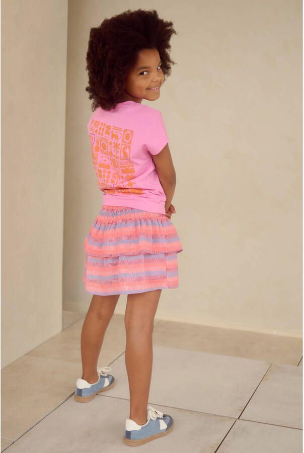 NONO Meisjes Tops & T-shirts Kate Tshirt With Big Back Print Roze - Foto 4