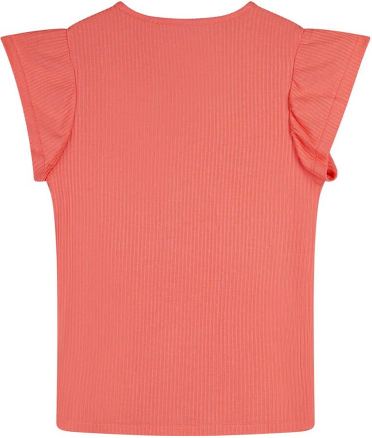 NONO Meisjes Tops & T-shirts Kesta Rib Top Koraal