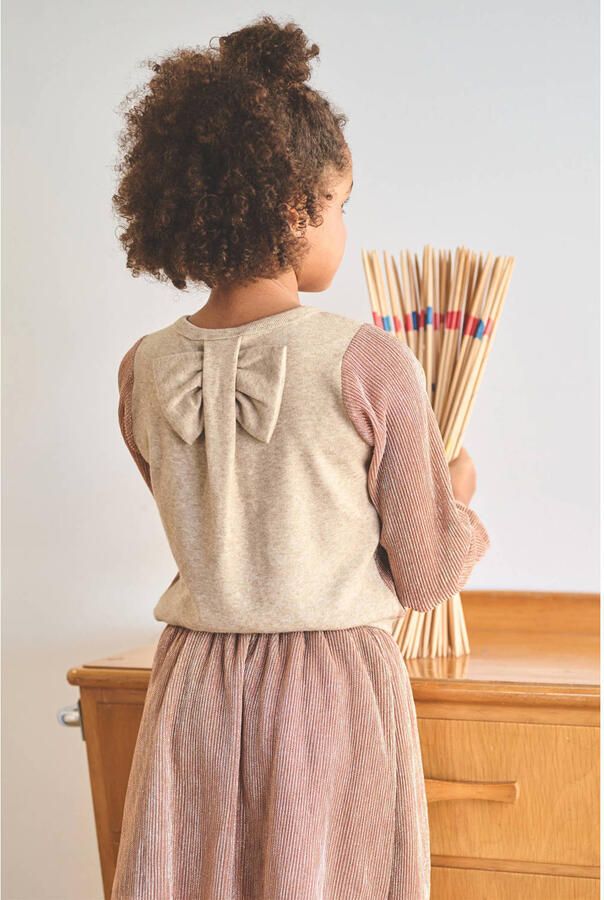 NONO top met glitters beige - Foto 2