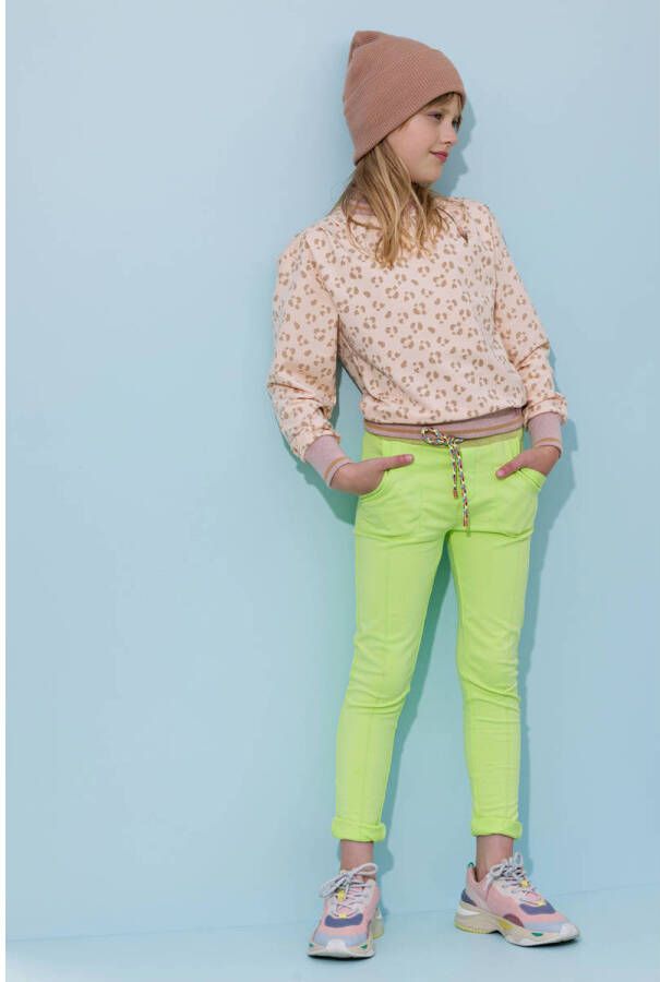 NONO Meisjes Broeken Secler Full Lenght Sweat Pants Groen