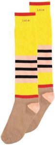 NONO sokken met all-over print geel