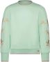 NONO sweater Kate met printopdruk en borduursels mintgroen - Thumbnail 2