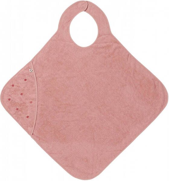 Noppies Baby Comfort Wearable Clover Terry badcape 105x110 cm Misty Rose Handdoek badcape Roze