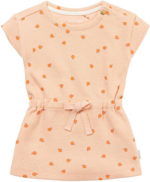 Noppies baby jurk Nyssa van biologisch katoen oranje Meisjes Katoen (biologisch) Ronde hals 50