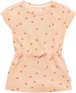 Noppies baby jurk Nyssa van biologisch katoen oranje