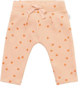 Noppies baby regular fit broek Belle van biologisch katoen oranje
