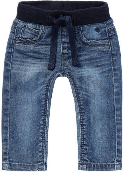 Noppies baby regular fit jeans Navoi stonewashed Blauw Stretchdenim 74