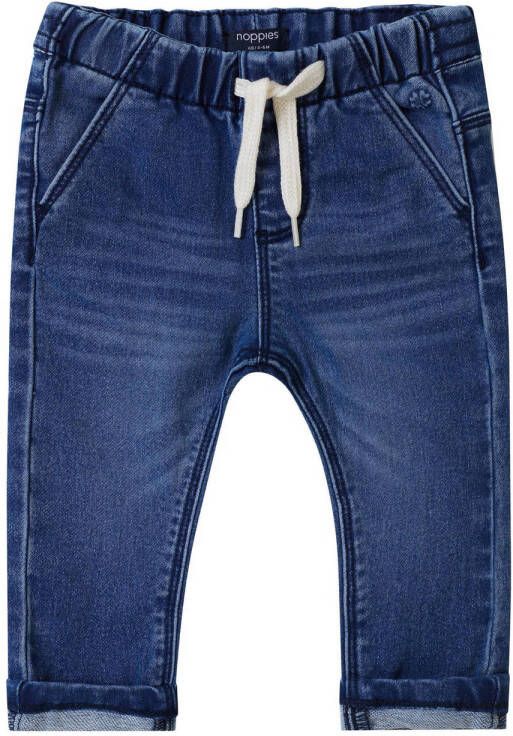 Noppies baby regular fit jeans Tappan blauw Jongens Katoen Effen 50