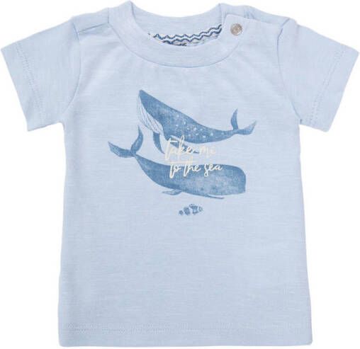 Noppies baby T-shirt Montevallo van biologisch katoen blauw