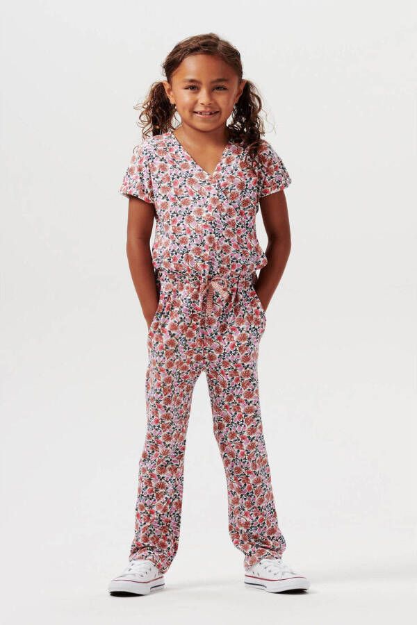 Noppies jumpsuit Parkville met all over print wit