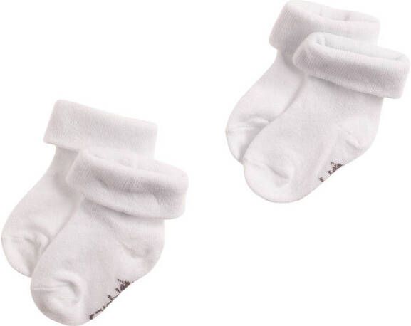 Noppies baby sokken (2 paar) Wit Katoen 6-12 mnd