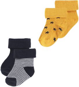 Noppies newborn baby sokken Guzz set van 2 multi color