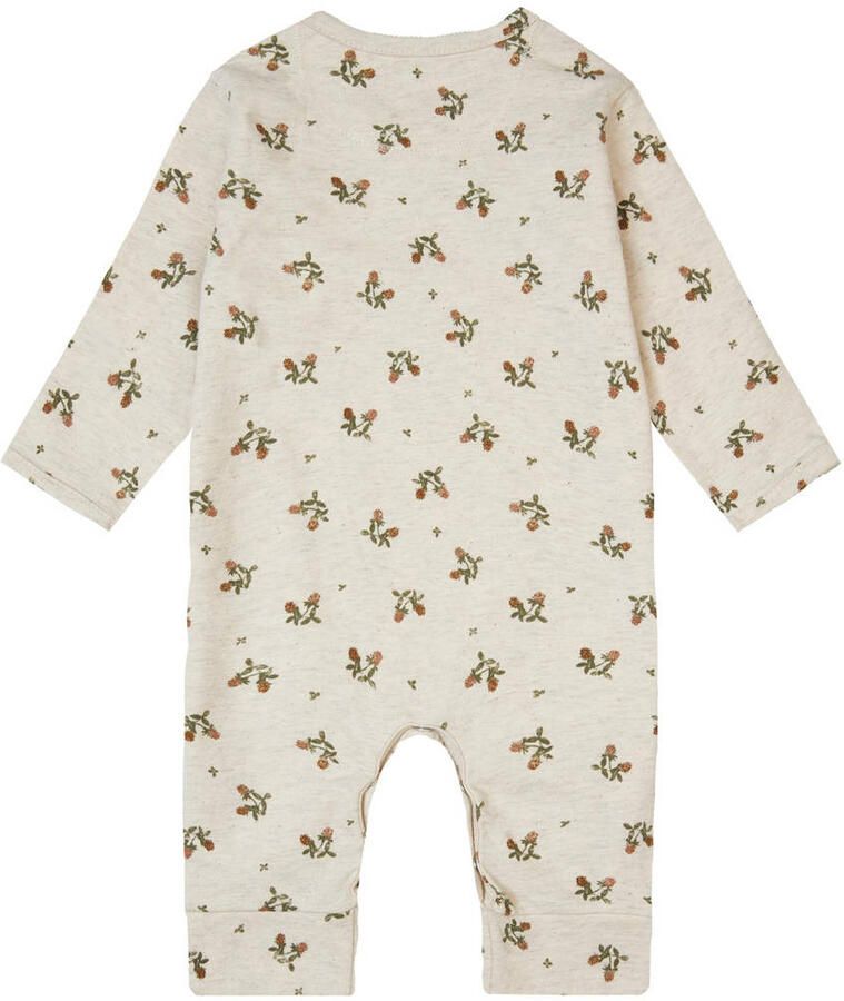 Noppies baby boxpak Noumea met biologisch katoen ecru groen bruin All over print 44