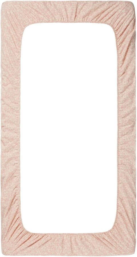 Noppies Baby Comfort Botanical poplin ledikant hoeslaken Misty Rose Roze - Foto 2