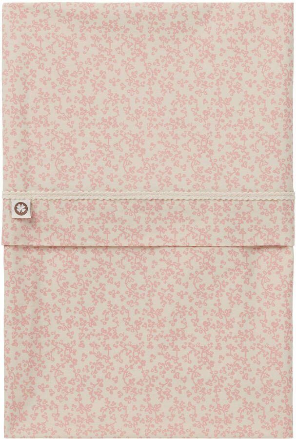 Noppies Baby Comfort Botanical poplin reversible ledikantlaken Misty Rose Babylaken Roze - Foto 2