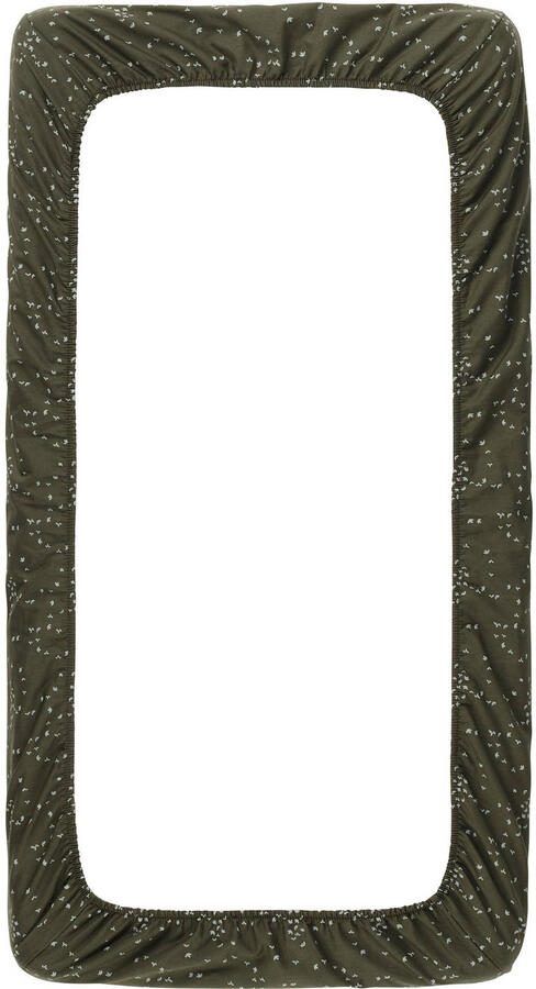 Noppies Baby Comfort Botanical poplin wieg hoeslaken Beetle Groen Bloe - Foto 2