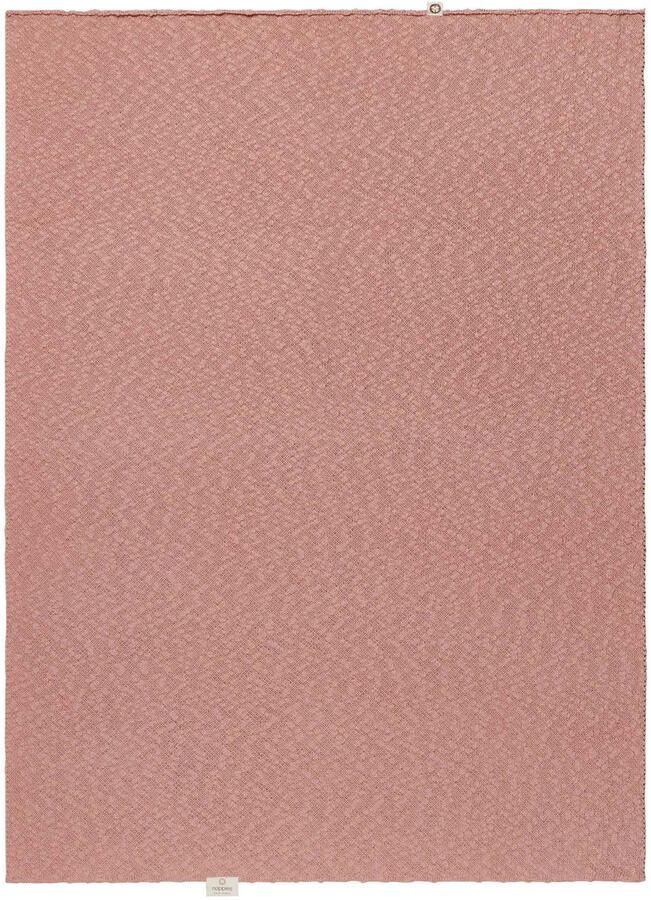 Noppies Baby Comfort Melange knit reversible baby wiegdeken 75x100 cm roze Babydeken - Foto 2