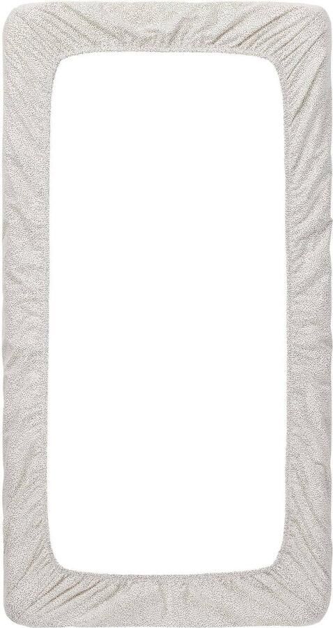Noppies Baby Comfort Tiny Dot poplin wieg hoeslaken Jet Stream Ecru Stip - Foto 2