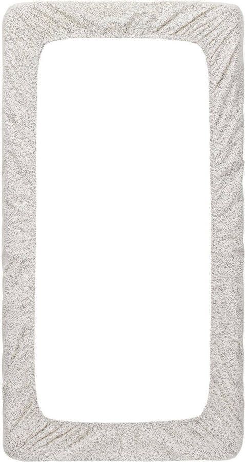 Noppies Baby Comfort Tiny Dot poplin wieg hoeslaken Jet Stream Ecru Stip - Foto 2
