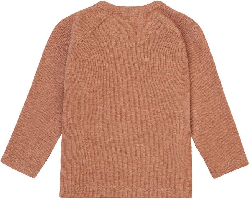 Noppies baby longsleeve Nanyuki met katoen oudroze Effen 74