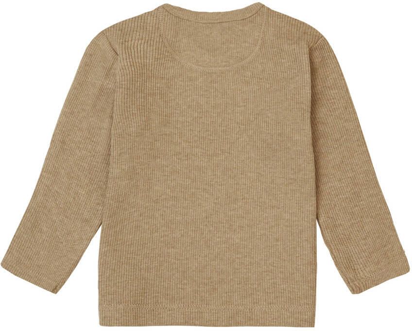 Noppies baby longsleeve Natal met katoen lichtgroen Effen 44
