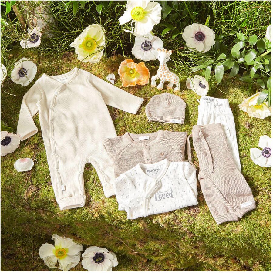 Noppies baby boxpak Nevis met borduursels beige Katoen Ronde hals 44 - Foto 1