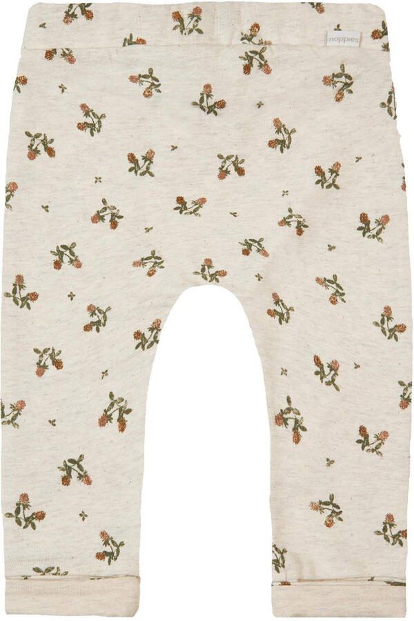 Noppies baby regular fit broek Niger met katoen ecru groen bruin All over print 44 - Foto 2