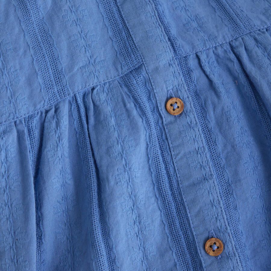 DAILY7 Meisjes Blouses Ruffle Shirt Blauw