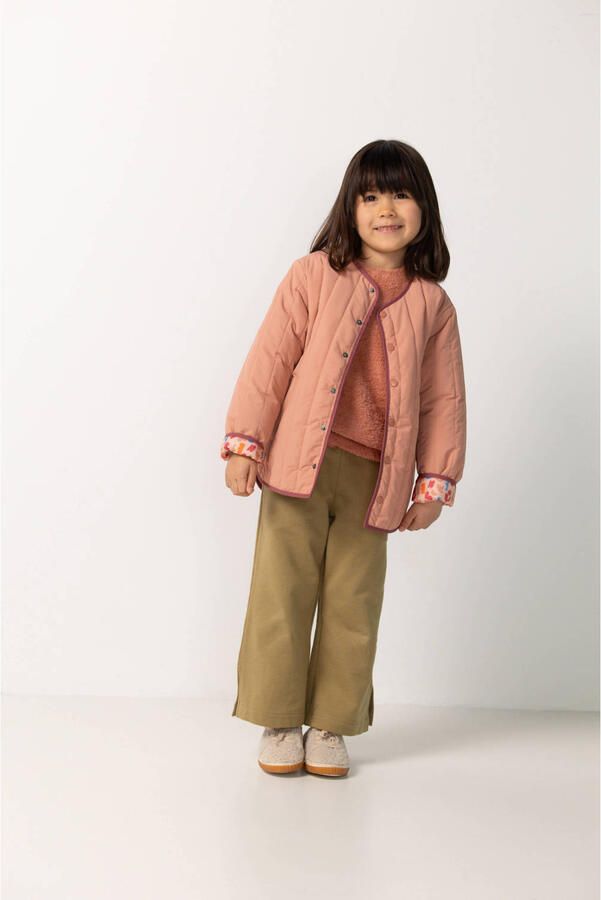 Noppies kids gebreide trui roze