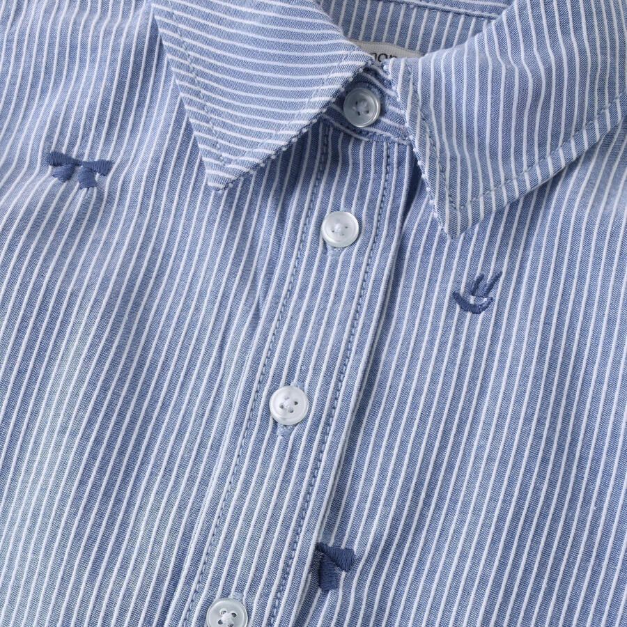 Noppies kids gestreepte blouse blauw - Foto 2