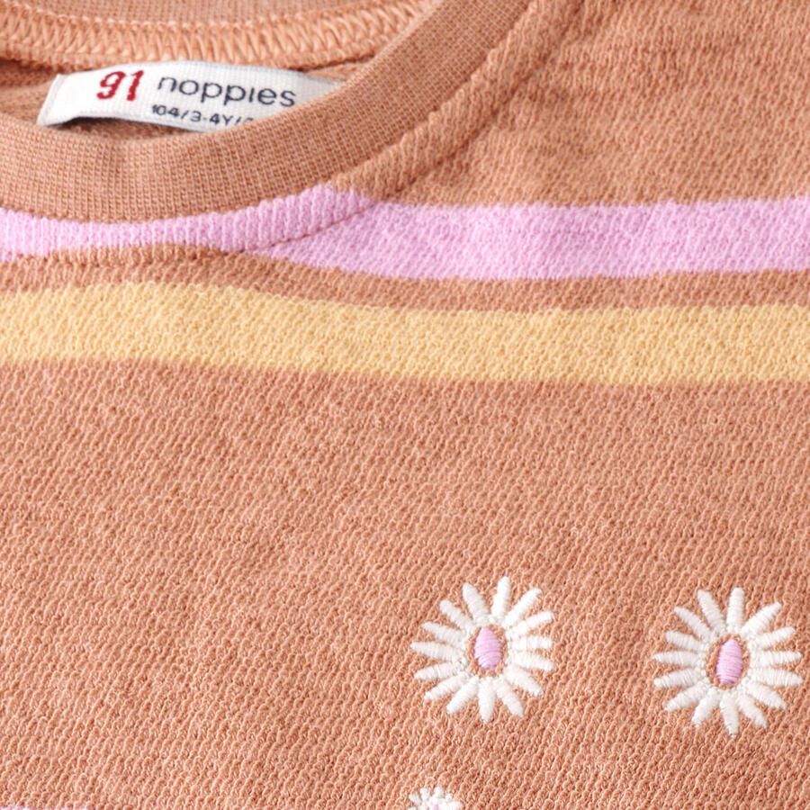 Noppies kids gestreepte T-shirt lichtbruin - Foto 2