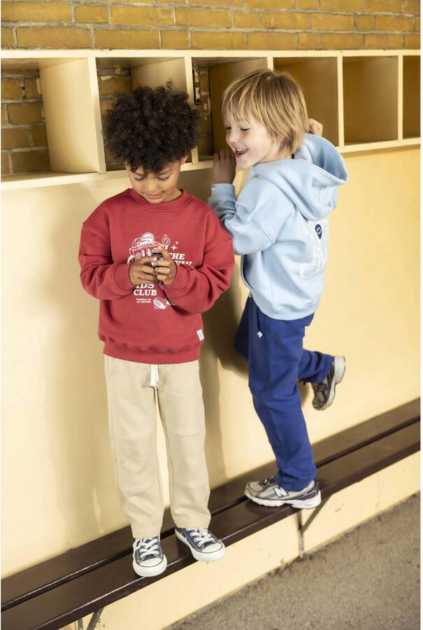 Noppies kids hoodie met backprint lichtblauw - Foto 3
