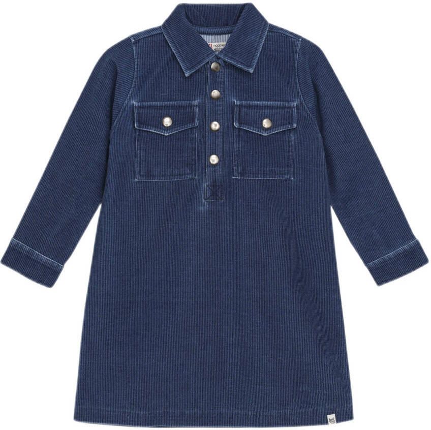 Noppies kids midi jurk blauw